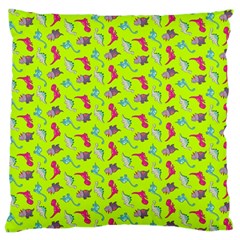 Dinosaurs Pattern Standard Flano Cushion Case (two Sides)