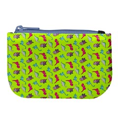 Dinosaurs Pattern Large Coin Purse by ValentinaDesign