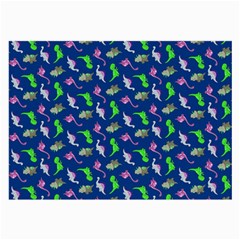 Dinosaurs Pattern Large Glasses Cloth (2-side) by ValentinaDesign