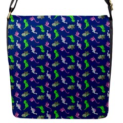 Dinosaurs Pattern Flap Messenger Bag (s)