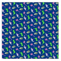 Dinosaurs Pattern Large Satin Scarf (square)