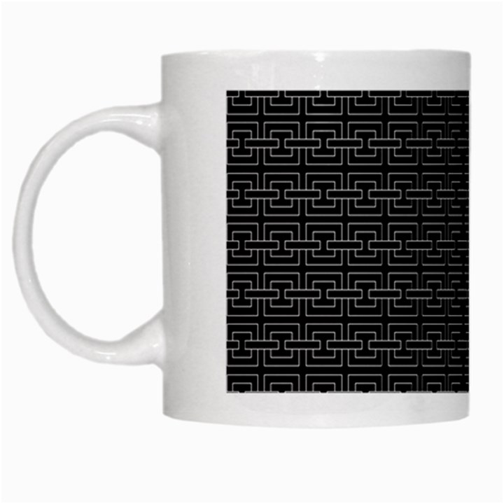 Pattern White Mugs