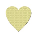 Pattern Heart Magnet Front