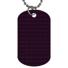 Pattern Dog Tag (two Sides) by ValentinaDesign