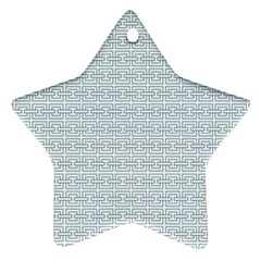 Pattern Star Ornament (two Sides)