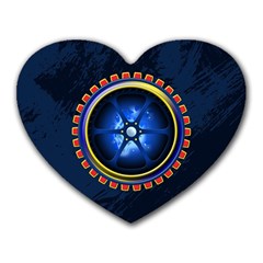 Power Core Heart Mousepads