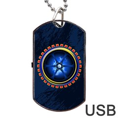 Power Core Dog Tag Usb Flash (one Side) by linceazul