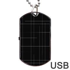 Constant Disappearance Lines Hints Existence Larger Stricter System Exists Through Constant Renewal Dog Tag Usb Flash (two Sides) by Mariart