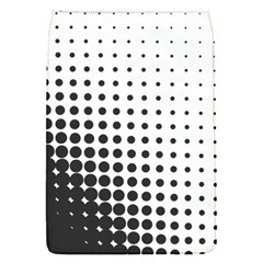 Comic Dots Polka Black White Flap Covers (s) 