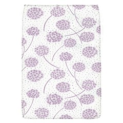 Purple Tulip Flower Floral Polkadot Polka Spot Flap Covers (s)  by Mariart