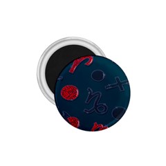 Zodiac Signs Planets Blue Red Space 1 75  Magnets by Mariart