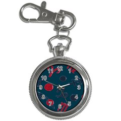 Zodiac Signs Planets Blue Red Space Key Chain Watches