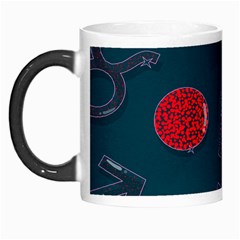 Zodiac Signs Planets Blue Red Space Morph Mugs