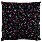 Floral pattern Standard Flano Cushion Case (One Side) Front