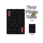 Floral pattern Playing Cards 54 (Mini)  Front - Heart4