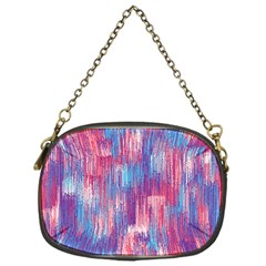 Vertical Behance Line Polka Dot Blue Green Purple Red Blue Small Chain Purses (one Side)  by Mariart