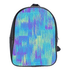 Vertical Behance Line Polka Dot Purple Green Blue School Bags (xl) 