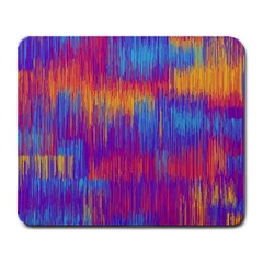 Vertical Behance Line Polka Dot Red Blue Orange Large Mousepads by Mariart