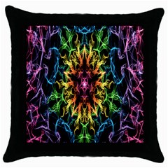 Getting Started With Generative Media Militia Fire Throw Pillow Case (black) by Mariart