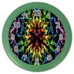 Getting Started With Generative Media Militia Fire Color Wall Clocks by Mariart