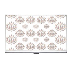 Dot Lotus Flower Flower Floral Business Card Holders by Mariart