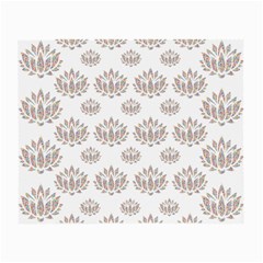 Dot Lotus Flower Flower Floral Small Glasses Cloth (2-side) by Mariart