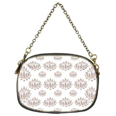 Dot Lotus Flower Flower Floral Chain Purses (two Sides)  by Mariart