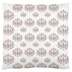 Dot Lotus Flower Flower Floral Standard Flano Cushion Case (two Sides)