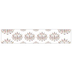 Dot Lotus Flower Flower Floral Flano Scarf (small) by Mariart