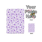 Floral pattern Playing Cards 54 (Mini)  Back