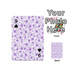 Floral pattern Playing Cards 54 (Mini)  Front - Spade9