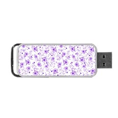 Floral Pattern Portable Usb Flash (one Side) by ValentinaDesign