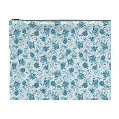 Floral Pattern Cosmetic Bag (xl) by ValentinaDesign