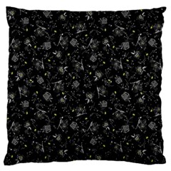 Floral Pattern Large Flano Cushion Case (one Side) by ValentinaDesign