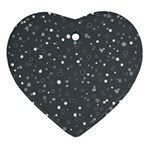 Dots pattern Ornament (Heart) Front