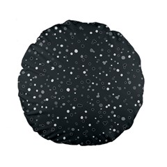 Dots Pattern Standard 15  Premium Flano Round Cushions