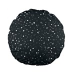 Dots pattern Standard 15  Premium Flano Round Cushions Front