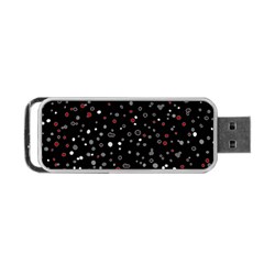 Dots Pattern Portable Usb Flash (one Side)