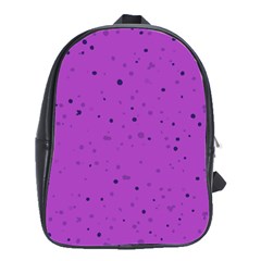 Dots Pattern School Bags(large)  by ValentinaDesign