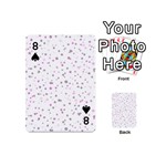 Dots pattern Playing Cards 54 (Mini)  Front - Spade8