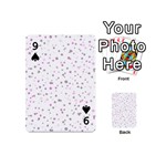 Dots pattern Playing Cards 54 (Mini)  Front - Spade9