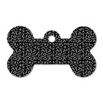 Abstract art  Dog Tag Bone (One Side) Front