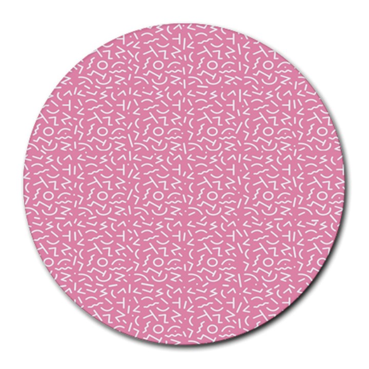 Abstract art  Round Mousepads