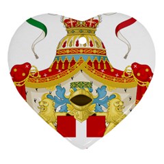 Coat Of Arms Of The Kingdom Of Italy Ornament (heart) by abbeyz71