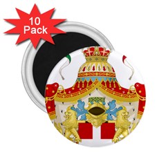 Coat Of Arms Of The Kingdom Of Italy 2 25  Magnets (10 Pack)  by abbeyz71