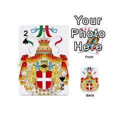 Coat Of Arms Of The Kingdom Of Italy Playing Cards 54 (mini)  by abbeyz71