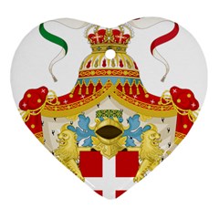 Coat Of Arms Of The Kingdom Of Italy Ornament (heart) by abbeyz71