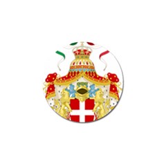 Coat Of Arms Of The Kingdom Of Italy Golf Ball Marker by abbeyz71