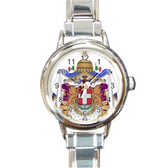 Greater Coat Of Arms Of Italy, 1870-1890  Round Italian Charm Watch by abbeyz71