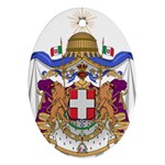 Greater Coat of Arms of Italy, 1870-1890  Ornament (Oval) Front